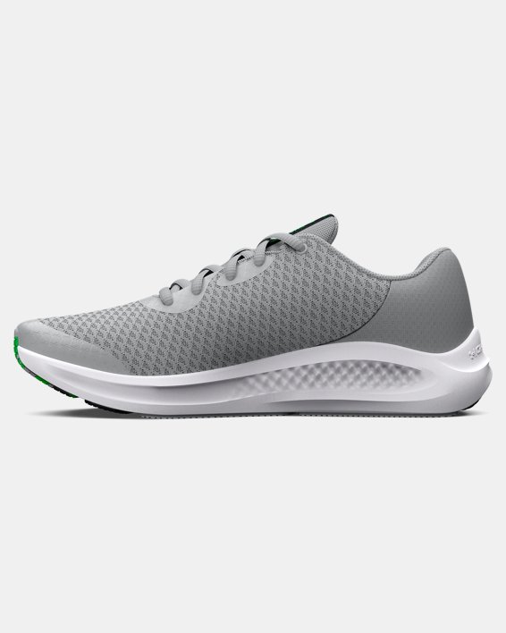 Boys' Grade School UA Charged Pursuit 3 Running Shoes in Gray image number 1